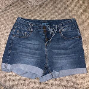 Blue Spice Dark Blue Jean Shorts